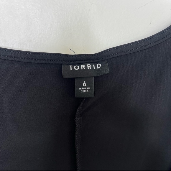 TORRID MINI STUDIO KNIT CINCH FRONT SKATER DRESS - Picture 6 of 10